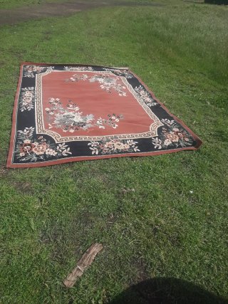 Alfombra decorativa floral