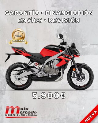 Aprilia Tuono 457 Piranha Red