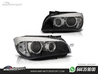 FAROS DELANTEROS OJOS DE ANGEL PARA BMW X1 E84