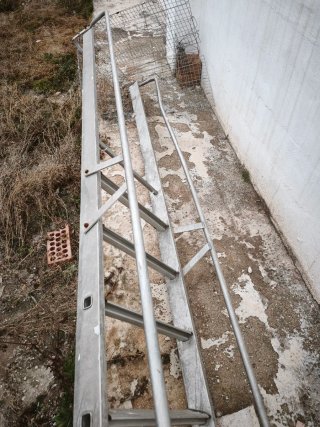 Escalera aluminio 5m