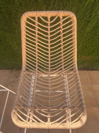 Taburetes Sklum Rattan y Metal