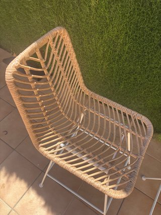 Taburetes Sklum Rattan y Metal