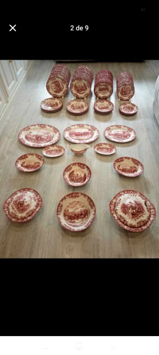 Vajilla Johnson Bros 60 piezas porcelana