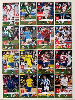 Lote cromos Panini Megacracks LaLiga 2023-24