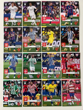 Lote cromos Panini Megacracks LaLiga 2023-24
