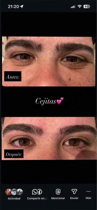 Hago pestañas pelo a pelo y cejas con hilo