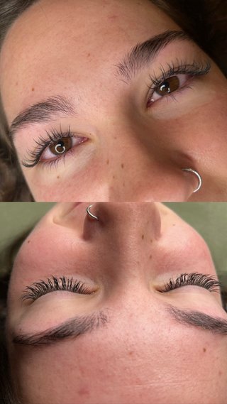 Hago pestañas pelo a pelo y cejas con hilo