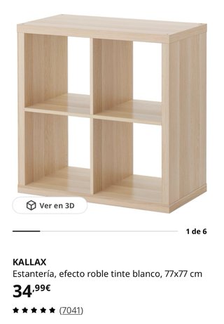 Mueble Almacenaje Ikea Kallax. 9 uds