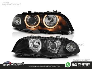 FAROS DELANTEROS OJOS DE ANGEL PARA BMW SERIE 3 E46 / BERLINA / TOURING