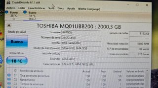 Disco Duro Externo Toshiba 2TB