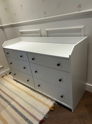 Cómoda IKEA HAUGA 6 cajones Blanca