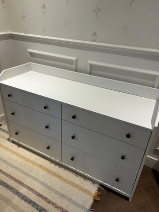 Cómoda IKEA HAUGA 6 cajones Blanca