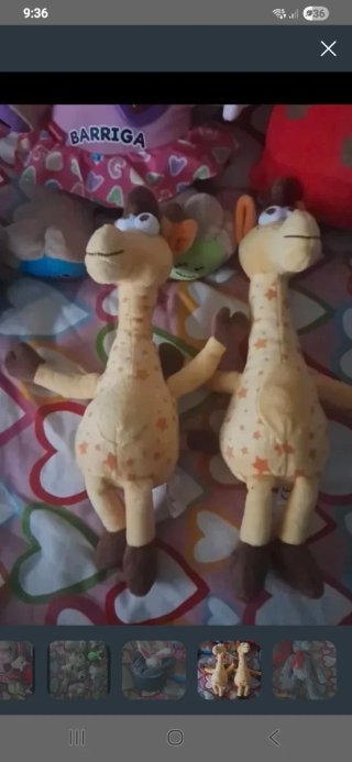 Lote de 6 peluches surtidos: peppa pig,garfield,