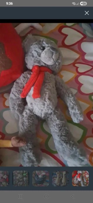 Lote de 6 peluches surtidos: peppa pig,garfield,