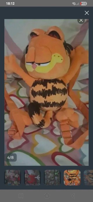 Lote de 6 peluches surtidos: peppa pig,garfield,