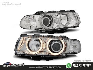 FAROS DELANTEROS OJOS DE ANGEL PARA BMW SERIE 7 E38