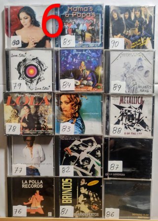 CDs ref 76-90 CDs cds