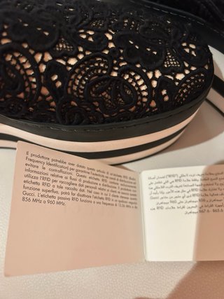 Zapatillas plataforma Gucci originales