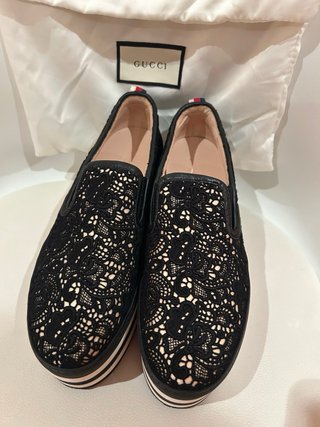 Zapatillas plataforma Gucci originales