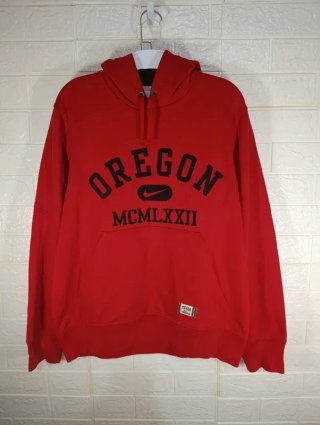 Nike Oregón sudadera vintage Y2K Logo Red R107