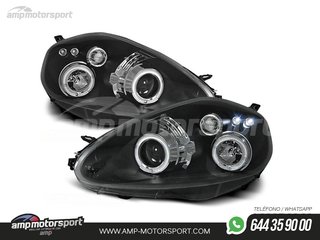FAROS DELANTEROS OJOS DE ANGEL PARA FIAT GRANDE PUNTO