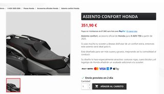 Honda X-ADV 750 Negra con Accesorios