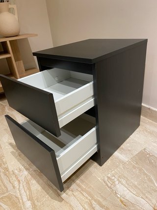 Mesita Ikea Kullen Negra