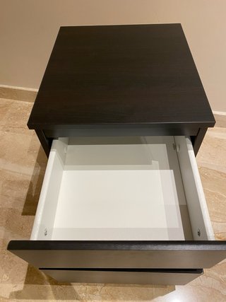 Mesita Ikea Kullen Negra