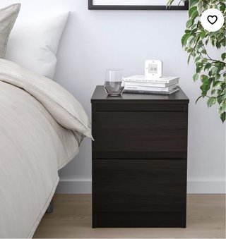 Mesita Ikea Kullen Negra