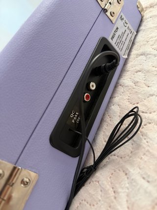 Tocadiscos prixton  Morado y Negro