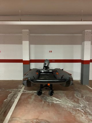 Barca neumática Kolibri con motor 5CV