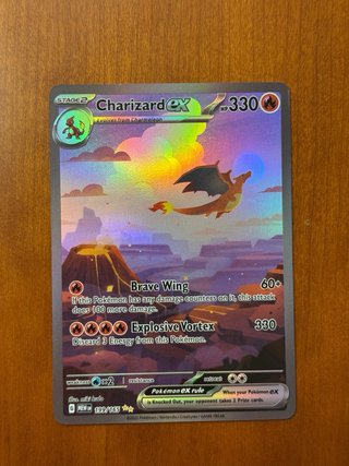Charizard Ex riproduzione da esposizione