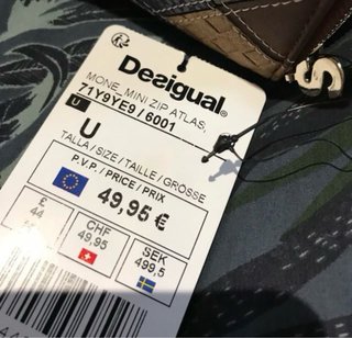 Cartera Desigual Patchwork Multicolor Nueva