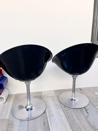 2 Sillas Kartell Eros Philippe Starck Negras