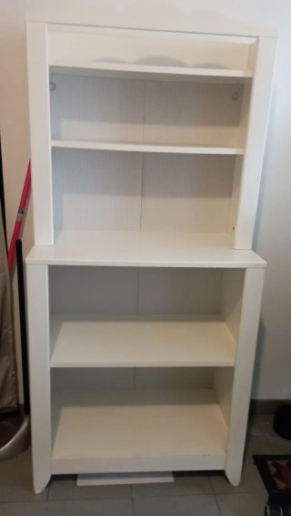 Estantería cambiador infantil blanca