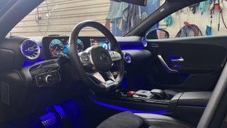 instalar luces ambientales mercedes