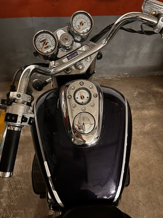 Daelim Daystar 125 VL Custom Azul/Plata