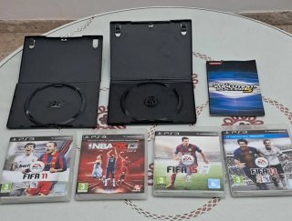 Lote 4 Juegos PS3: FIFA 11, 13, 15 y NBA 2K13