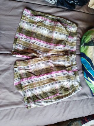 Pantalones cortos de mujer Clockhouse a cuadros