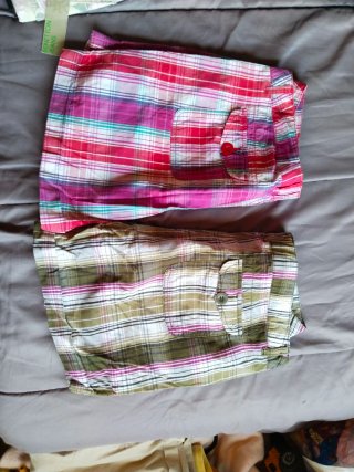 Pantalones cortos de mujer Clockhouse a cuadros