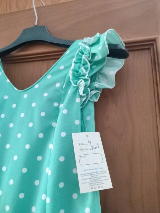 Vestido niña flamenca lunares talla 4 años