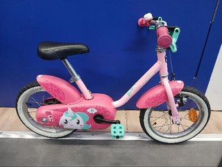 Bicicleta Btwin Unicorn 14" rosa