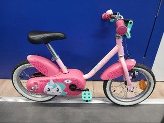 Bicicleta Btwin Unicorn 14" rosa