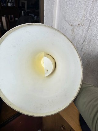 Taburete TamTam blanco antiguo años 60
