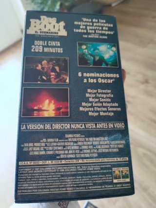 Das Boot El Submarino VHS Director's Cut