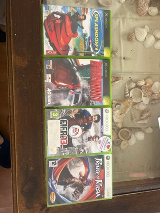 Lote 4 Juegos XBOX: Burnout, FIFA 13, Prince of Pe