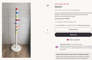 Perchero IKEA Krokig modular vintage