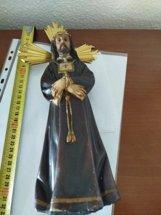 Antigua escultura del Cristo de Medinaceli, Olot.