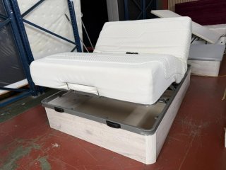 CANAPÉ TAPA ARTICULADA +COLCHÓN TEMPUR 135X190