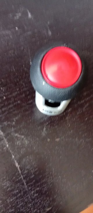 Pomo de cambio Sparco negro y rojo